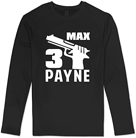 SCharlie Men's Max Payne 3 T-shirts S Black