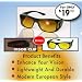 HD Vision Wraparounds Sunglasses/Night Vision Glasses Combo Pack
