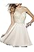 Ivydressing Damen Sweetheart Spitze Applikation Chiffon Cocktailkleid Brautjungfernkleider Promkleid Abendkleid