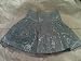 Disney Store Shimmer Blue Skirt with Cinderella/Castle/Carousel Scene Stiched in Blue on Bottom Right, Has Lace with Sparkles at Bottom - Size 10/67-75lbs