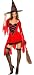Fiery Red Magic Witch Costume Dress