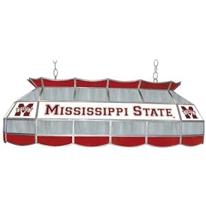 Trademark Mississippi State Univ. Stained Glass 40-inch Tiffany Lamp