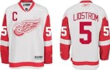 Lidstrom #5 “C” Detroit Red Wings Reebok Premier ROAD Jersey
