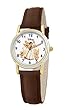 Disney Women's D085S007 Princess Brown Leather Strap Watch