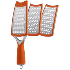 Art and Cook Wide Convertible Grater, Orange by Art and Cook