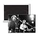 Art Garfunkel and Paul Simon - 3x2 inch Fridge Magnet - large magnetic button - Magnet