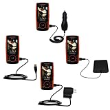 Road Warrior Kit for the Samsung SGH-A737 includes a Car & Wall Charger AND USB cable AND Battery Extender - Gomadic Brand w/ TipExchange Technology