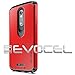 DROID Turbo 2 Case, Evocel® [Dual Layer Series] Hybrid Armor Protector Case For Motorola DROID Turbo 2 ( XT1585 / 2015 Release / Kinzie) - Retail Packaging, Fire Engine Red