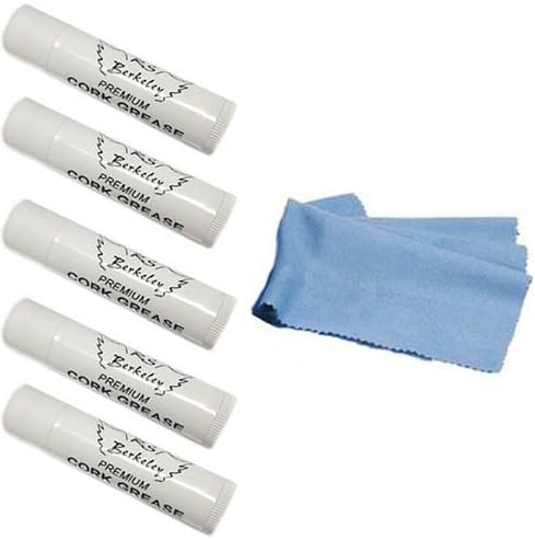 RS Berkeley Piccolo Cork Grease 5 Pack w/Piccolo Cleaning Cloth