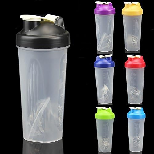 600ML Smart Shake Gym Protein Shaker Mixer Cup Blender Bottle Drink Whisk Ball