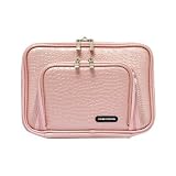 Barnes & Noble's Nook eBook Reader Carrying CaseCrown Double Memory Foam Pouch Case with Pocket (Alligator Pink)