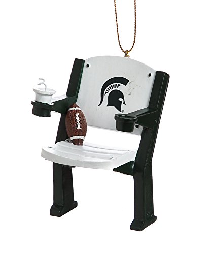 Michigan State Spartans Official NCAA 4 inch x 3 inch Stadium Seat Ornament Michigan State Spartans Official NCAA 4 inch x 3 inch Stadium Seat Ornament