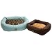 Upholstered Eco Conscious Bumper Pet Bed: Vibe/Chocolate (Large)