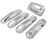 Direct Fit Weatherproof Chrome 4-Door Hhandle Cover Tailgate Cover Trim Set For 2008... by Astra Security
