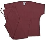 Burgundy Heavyweight Premium Quality Unisex Scrub Set