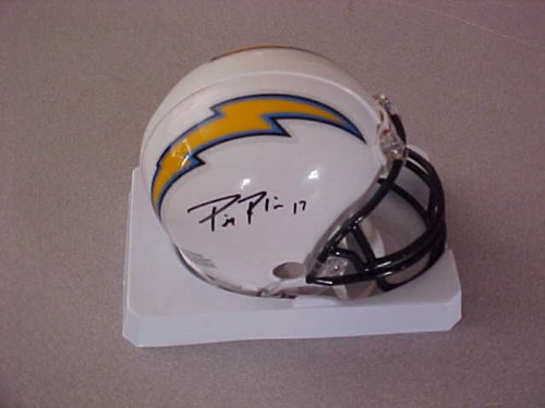 Philip Rivers Hand Signed Autographed San Diego Chargers Riddell Football Min...