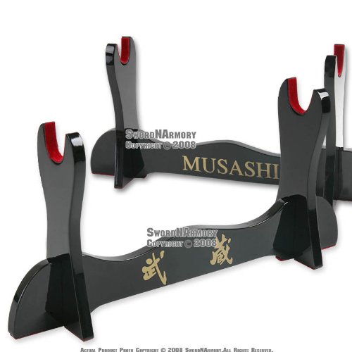 Cover image : Musashi Deluxe Table Top 1 Tier Sword Stand w/ Velvet