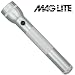 Mag Lite Silver Flashlight 3 D Cell Image