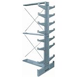 Double Face Bar Rack Add-On: 79 1/4 H x 36 W x 21 7/8 D Stand Color: Dove Gray