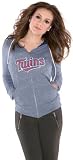 Minnesota Twins Women's Tried and True Tri-Blend Full-Zip Hoodie - by Alyssa Milano