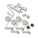 Westek SR120HCS 20-Watt Halogen Low Voltage Under Cabinet Light Kit, 4-Pack, White