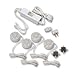 Westek SR120HCS 20-Watt Halogen Low Voltage Under Cabinet Light Kit, 4-Pack, White