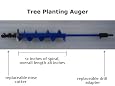 Post Hole Auger Tree Planter Garden Earth Drill 3.25`` X 28``