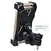 Bike Mount,Suposun Universal Motorcycle& Bicycle Mount Phone Holder for iphone 7/6s/6 plus 5s,Samsung Galaxy S7/S6/S5,Note 7/6/5,Nexus,HTC,LG,Most Cell Phones and GPS Devices (Grey)