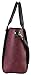 Diophy PU Leather Two Tone Front Zipper Multi Spaced Tote Womens Purse Handbag SE-3386