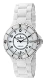 Peugeot Women’s PS4884WT Swiss Ceramic Sport Bezel White Dial Watch