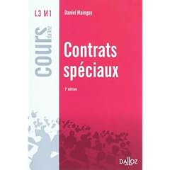 Contrats sp�ciaux