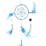 Review The Tribeca Gift Company  / Large Dreamcatcher Chime Blue