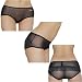 2 Pack: Womens sexy lace hipster brief panties.