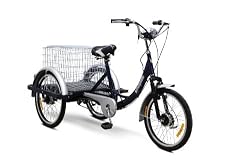 EWheels - Electric Trike Bicycle - EW-54 - Blue