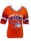 University of Florida Gators Women's Jersey Tee With Sleeve Stripes