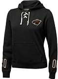 Old Time Hockey Minnesota Wild Women's Queensboro Lace Hooded Sweatshirt Large