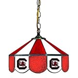 South Carolina Gamecocks MVP 14" Swag Hanging Stained Glass Lamp