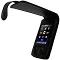 iGadgitz Black Genuine Leather Case Cover for Sony Walkman NWZ-S540 Series 8GB & 16GB + Screen Protector ( NWZ-S544, NWZ-S545, NWZS544, NWZS545, NWZ-S544B, NWZ-S544V, NWZ-S544R, NWZ-S545B, NWZ-S545V, NWZ-S545R )