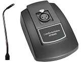 Audio-Technica Pro 49QL Gooseneck Microphone 16.5 Podium Microphone with AT8666 Microphone Desk Stand