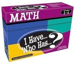 I Have Who Has Math Games Gr 3-4