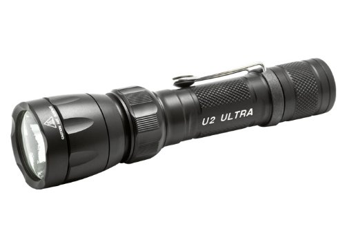  Surefire U2 Ultra - Tactical Variable-Output LED Flashlight - 2011 Model (2-100 Lumens) U2-BK-WH Black 