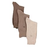 Calvin Klein Hosiery Women's Flat Rib Knit Socks 3-pack