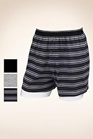 3 Pack Cool Fresh Pure Cotton Assorted Boxers