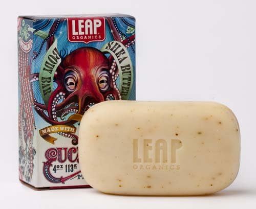 LEAP Eucalyptus Mint Bar Soap, Made with Organic Oils & Shea Butter, Cruelty Free & Vegan, Great for Men & Women, Natural & Moisturizing Lather, Superbly Designed, Invigorating Scent, 4 oz