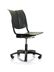 HAG Conventio Wing Chair, Low Back, w/ Arms (Black)