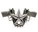 Rock Rebel Accessory GUN STAR Belt-Buckle