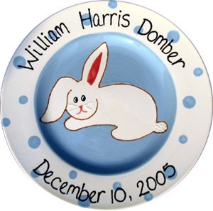 41Weye ipxL personalized bunny plate