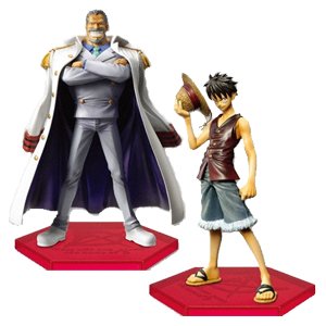 ONE PIECE ワンピース DXフィギュア Ｄの称号 Ⅰルフィー&ガープ 全2種フルセット