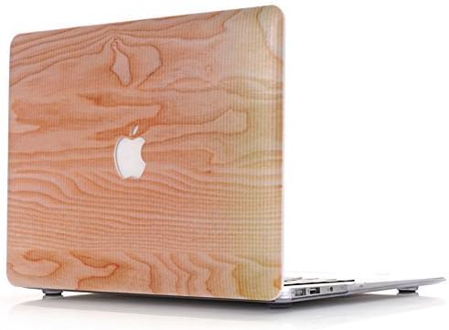 MacBook Case, Kuaguoyi Wood Grain Anti-Scratch Hard Case Cover Skin for Macbook (Wooden Grain 12, Macbook Air 13 inch)