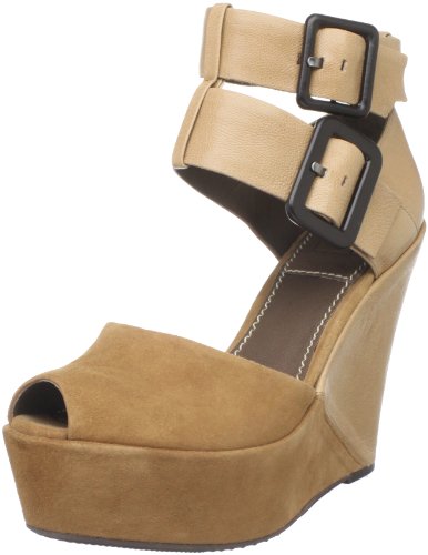 Bacio61 Women's Curvo Peep-Toe Pump